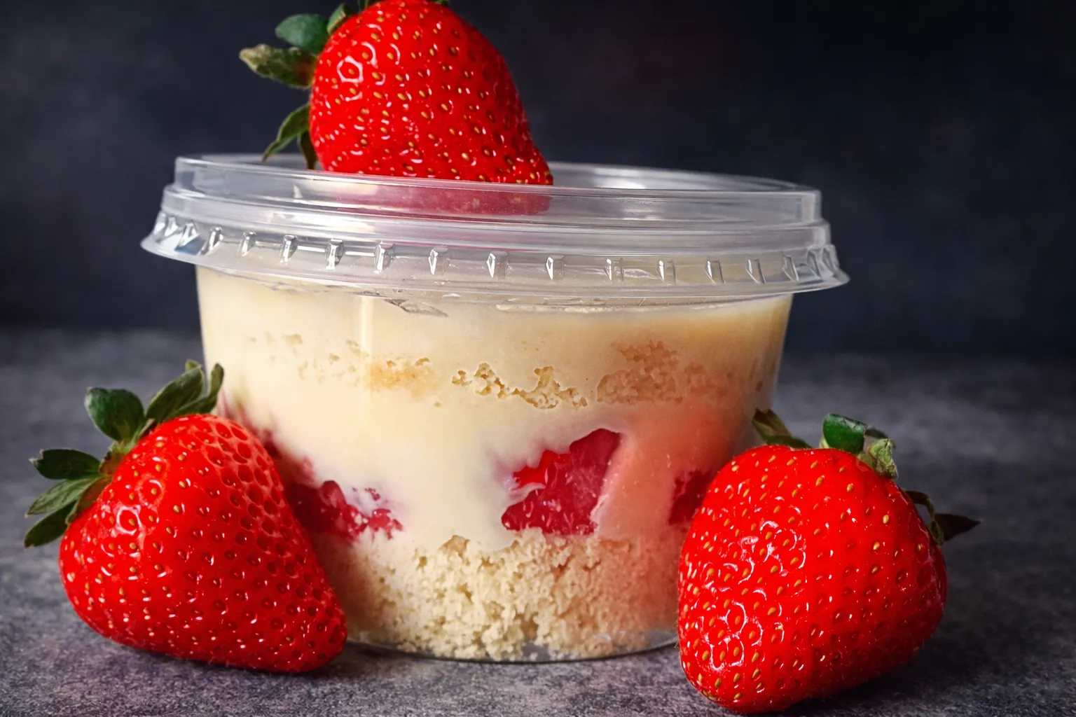 Bolo de pote de morango - Doce Encontro Confeitaria